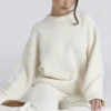 Bear Ivory Wool Chunky Knit Sweater