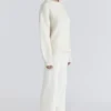 Bear Ivory Wool Chunky Knit Sweater