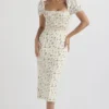 Bellucci Garden Print Shirred Sundress