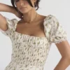 Bellucci Garden Print Shirred Sundress