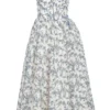 Bennett English Porcelain Print Strapless Sundress