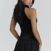 Blair Black Velvet PussyBow Bodysuit – Limited Edition