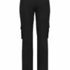 Breanna Black Lace Up Cargo Trousers