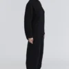 Brooklyn Black Wool Boucle Knit Sweater