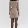 Buckingham Puppytooth Check Hourglass Jacket