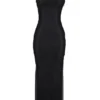 Calla Black Pearl Embellished Maxi Dress