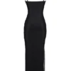 Calla Black Pearl Embellished Maxi Dress