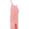 Camelia Apricot Plunge Maxi Dress