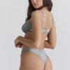 Capri Blue Paisley High Leg Bikini Bottom