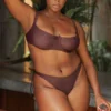 Capri Cacao High Leg Bikini Bottom