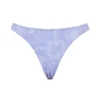 Capri Lavender Paisley High Leg Bikini Bottom