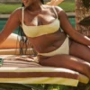 Capri Vanilla High Leg Bikini Bottom