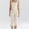 Carella Gingerbread Gingham Capri Trousers