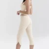 Carella Gingerbread Gingham Capri Trousers