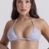 Caribe Lavender Paisley Bikini Top