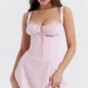 Carlotta Baby Pink Corset Mini Dress