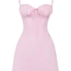 Carlotta Baby Pink Corset Mini Dress