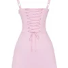 Carlotta Baby Pink Corset Mini Dress