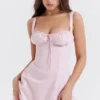 Carlotta Baby Pink Corset Mini Dress