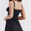 Carlotta Black Corset Mini Dress
