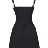 Carlotta Black Corset Mini Dress