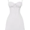 Carlotta White Corset Mini Dress