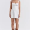 Carlotta White Corset Mini Dress