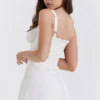 Carlotta White Corset Mini Dress