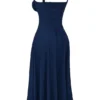 Carmen French Navy Bustier Sundress