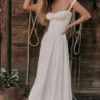 Carmen White Bustier Sundress