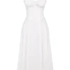 Carmen White Bustier Sundress