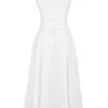 Carmen White Bustier Sundress