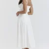 Carmen White Bustier Sundress