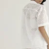 Carrie White Broderie Anglaise Shirt