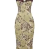 Cassia Floral Print Midi Dress