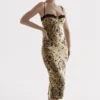 Cassia Floral Print Midi Dress