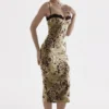 Cassia Floral Print Midi Dress