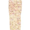 Cassidy Honeyflower Print Fluted Hem Maxi Skirt