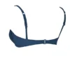 Cassis Deep Blue Ruched Bikini Top
