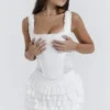 Catalina White Broderie Anglais Corset