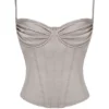 Chantal Champagne Satin Top