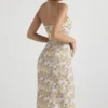 Charlotte Peony Print  Midi Sundress