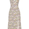 Charlotte Peony Print  Midi Sundress