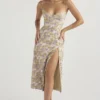 Charlotte Peony Print  Midi Sundress