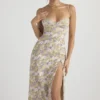 Charlotte Peony Print  Midi Sundress