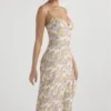 Charlotte Peony Print  Midi Sundress