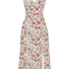 Charlotte Rose Print Corset Midi Sundress