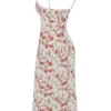 Charlotte Rose Print Corset Midi Sundress
