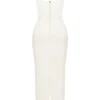 Charmaine Ivory Corset Maxi Dress