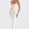 Charmaine Ivory Corset Maxi Dress